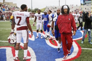 Zack Sanchez injured in TU game (photo credit: Kevin Jairaj-USA TODAY Sports)